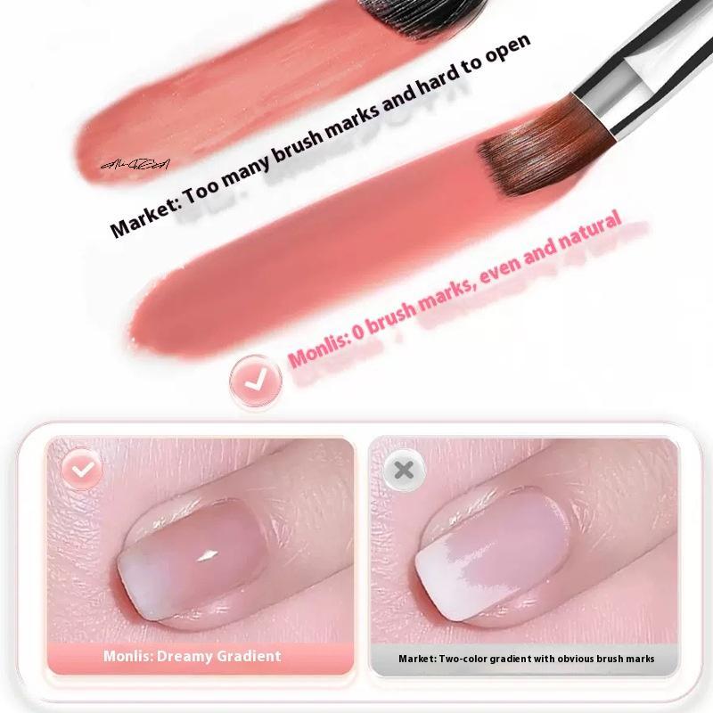 6Pcs Candy Color Nail Art Brushes Detail Painting Design Pen Phototherapy Gel Drawing Tool Manicure Brushes