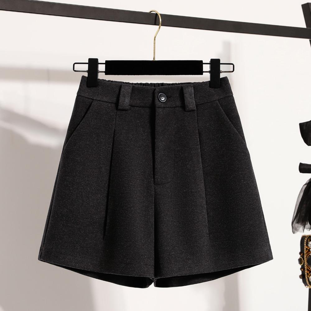 DIMANAF Plus Size New Women Shorts Pants Loose Casual Elastic Waist Fashion Lady Thick Winter 2025