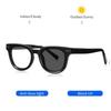 New Square Glasses Frame Photochromic Anti Blue Light Computer Reading Glasses For Men Prescription Glasses Women Eyewear