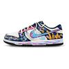 Nike Dunk Slip Resistant Abrasion Resistant Low top Skateboard Shoes Unisex Black Yellow Blue DD1391-100(Team516-)