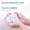 Deli Desktop Paper Shredder CN Plug (adapter Included)