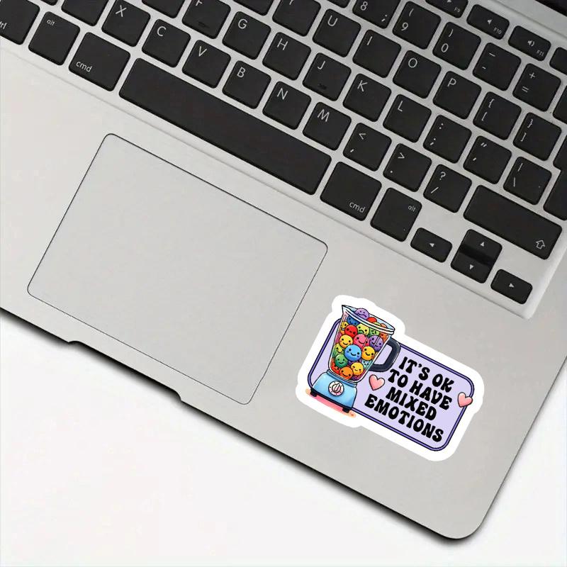 It's Okay To Have Mixed Emotions Sticker,Anxiety Sticker, Affirmation Sticker,Laptop Decal, Mental Health Durable for Laptop, Car, Luggage