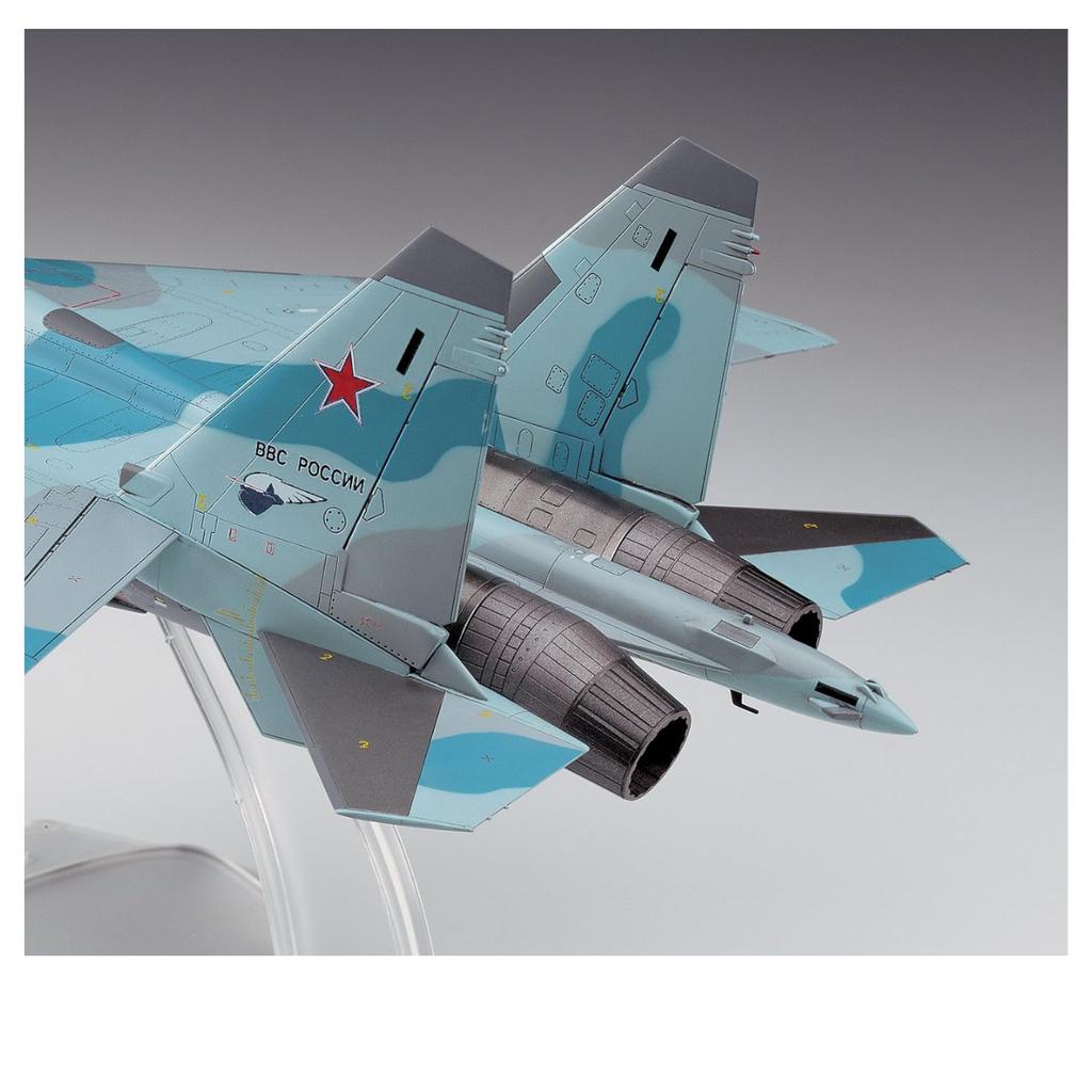 Hasegawa Russian Air Force Flanker Plastic Model Kit E44 1/72 Su-35S