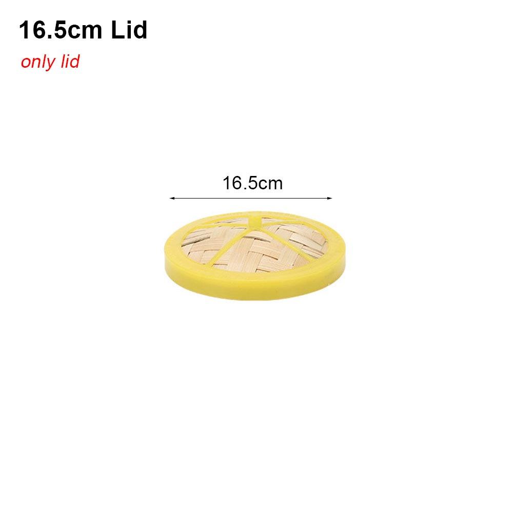 1Pcs With Lid Steamer Basket Handmade Kitchen Cookware Durable Bamboo Steamer  Chinese Food Making