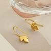 Maple Leaf Autumn Earrings: Elegant Studs for Women – Fresh, Unique Design