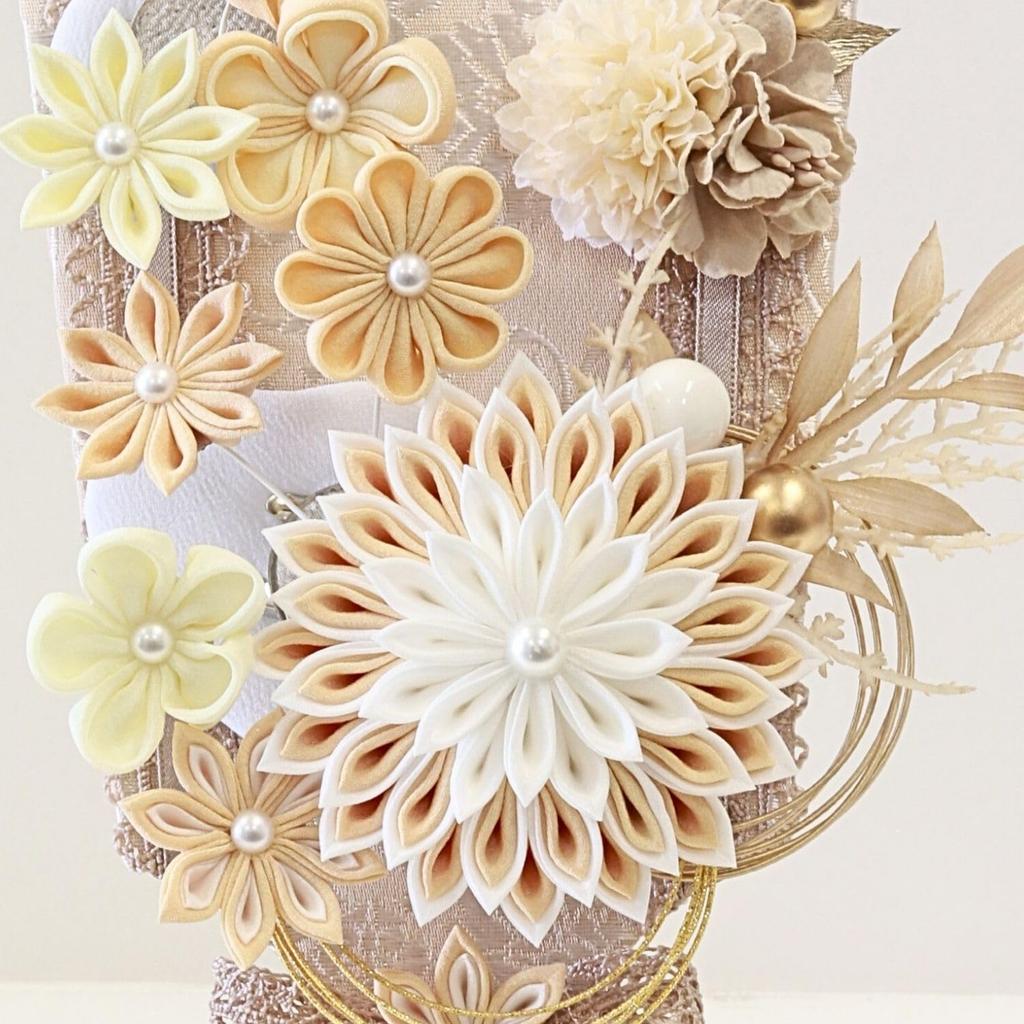 Hagoita Display Size Cypress Hair Acrylic Height M2613 (battledore) Case, 7, Wood, Tsumami-zaiku (hand-crafted), Ornament, Case, 28.7cm,