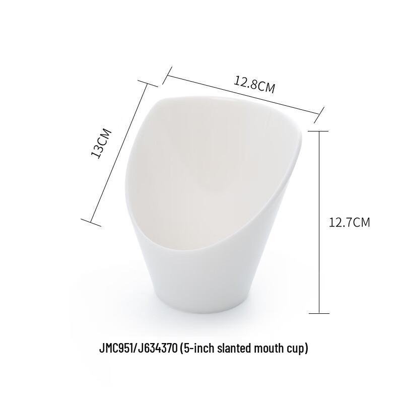 Cartoon Melamine Slanted Serving Bowl