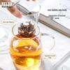 Wushengwu Transparent Glass Tea Mug with Infuser
