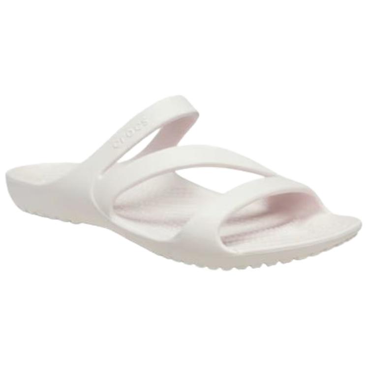 Crocs Kadee Ii Cardi Ii Open-Toe Versatile Slide Sandals Women Sandals White 206756-6PI