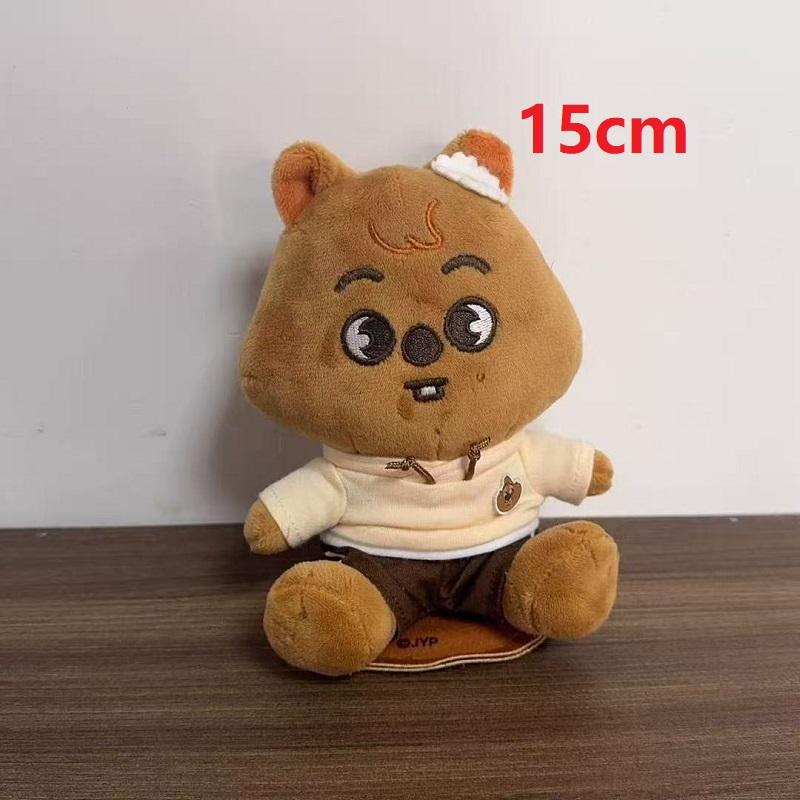 Seoul Skz Fm Live Skzoo Plush Toy 12Cm Doll Cloak Fashion Keychain Fan Commemorative Item Children'S Gift For Kids Adults Children's Birthday Gift