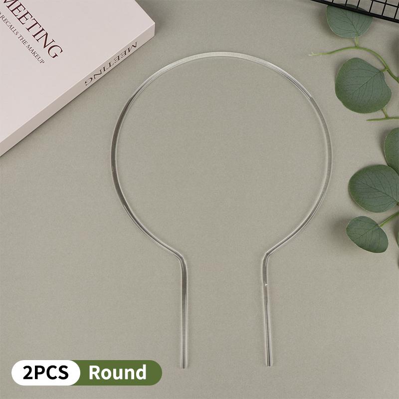 1/2Pcs Transparent U-Shaped Acrylic Vertical Garden Plant Stake Climbing Frame Durable For Indoor Vine And Flower Pot Support