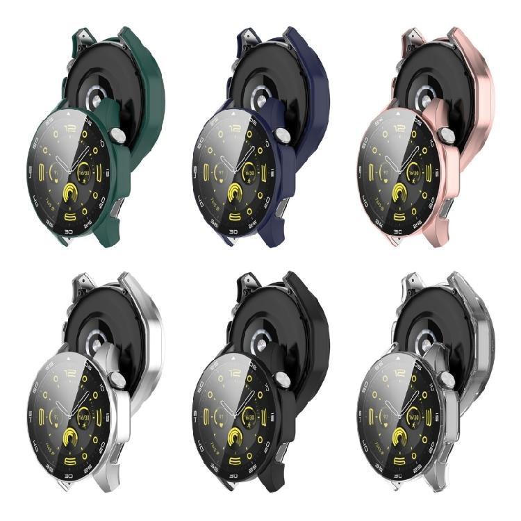 Smartwatch Tempered Glass Protector Cover for Watch GT4 46mm Case Bumper Shells