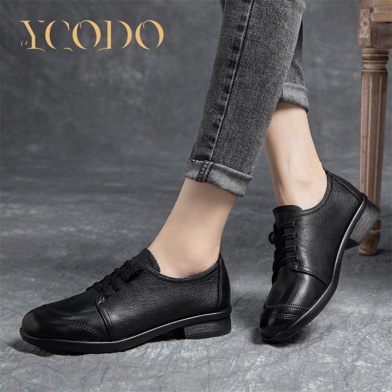 Женская обувь. Удобные туфли из натуральной кожи на мягкой подошве. 38 чёрный — фото 7