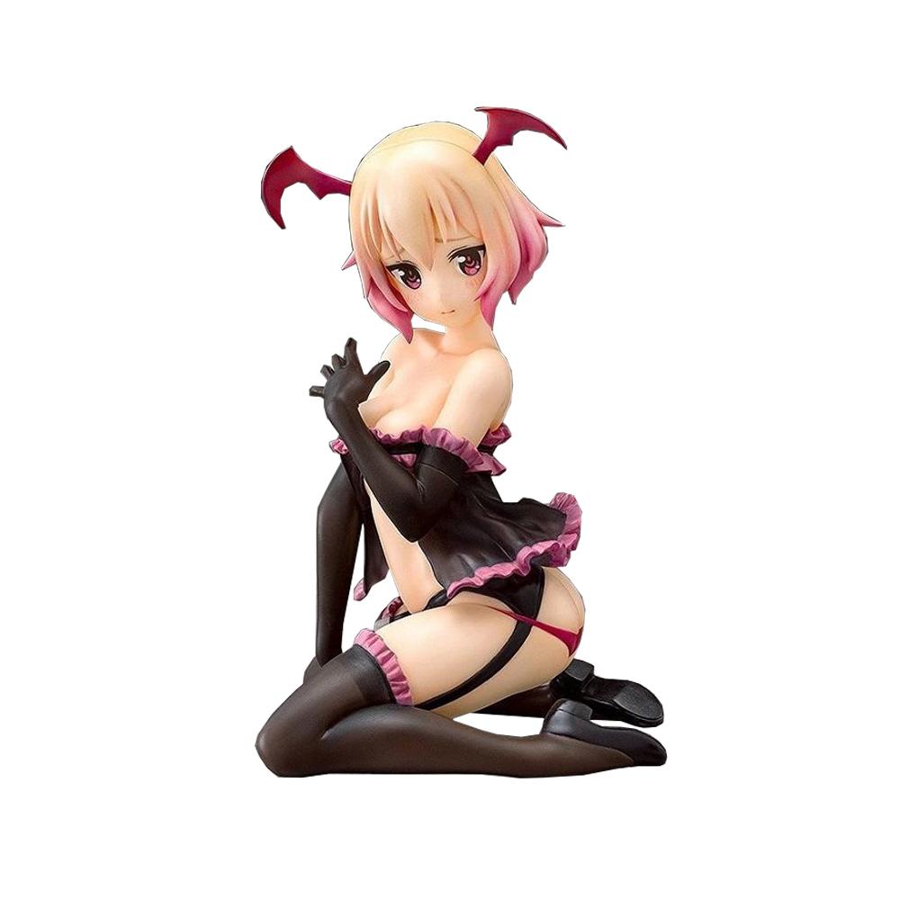 Anime Kawaii Sitting posture Succubus Beautiful Figure Pvc Anime Sexy Girls Action Cute Doll Toys Figurine Collectible Model