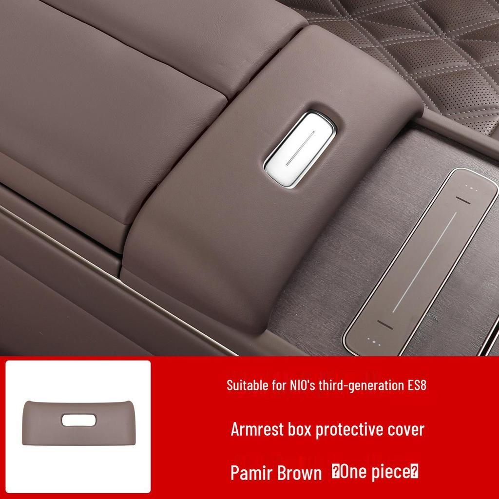 NIO ES8 Armrest Box Protective Cover for 26 Models - Heightening Pad & Decorative Panel.