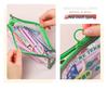 Transparent Large Capacity Pencil Case for Girls - Ideal for Primary and Kindergarten Students