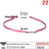 Unisex Invisible Sports Iron Headband - Korean Style Wave Hair Clip.