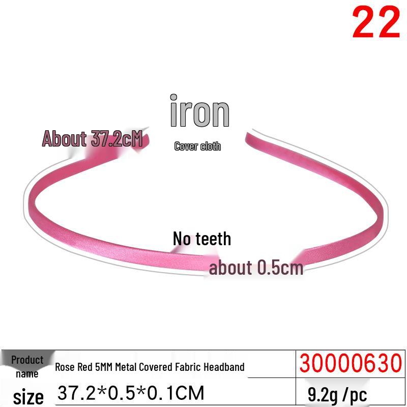 Unisex Invisible Sports Iron Headband - Korean Style Wave Hair Clip.