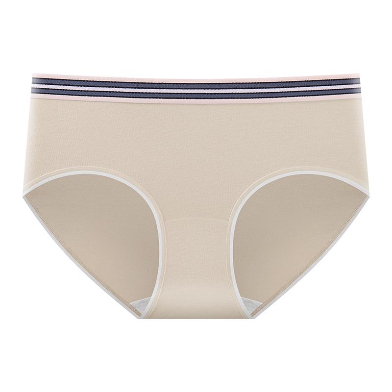 

Four Seasons Mid-Waist Girls Triangle Briefs with Antibacterial Cotton Crotch, Breathable and No Wedgie, Size 10A Extra Large