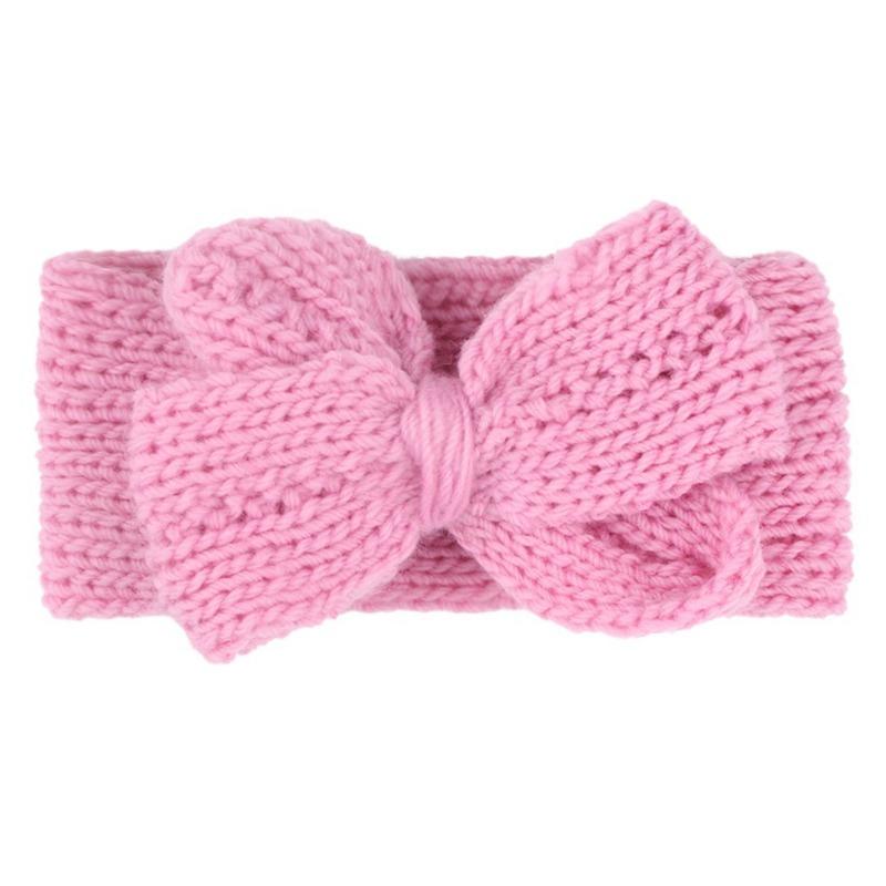 New Popular Hair Cap, Children's Cute Knitted Bow Headband, Fashionable European and American Baby Autumn and Winter Hair Accessories