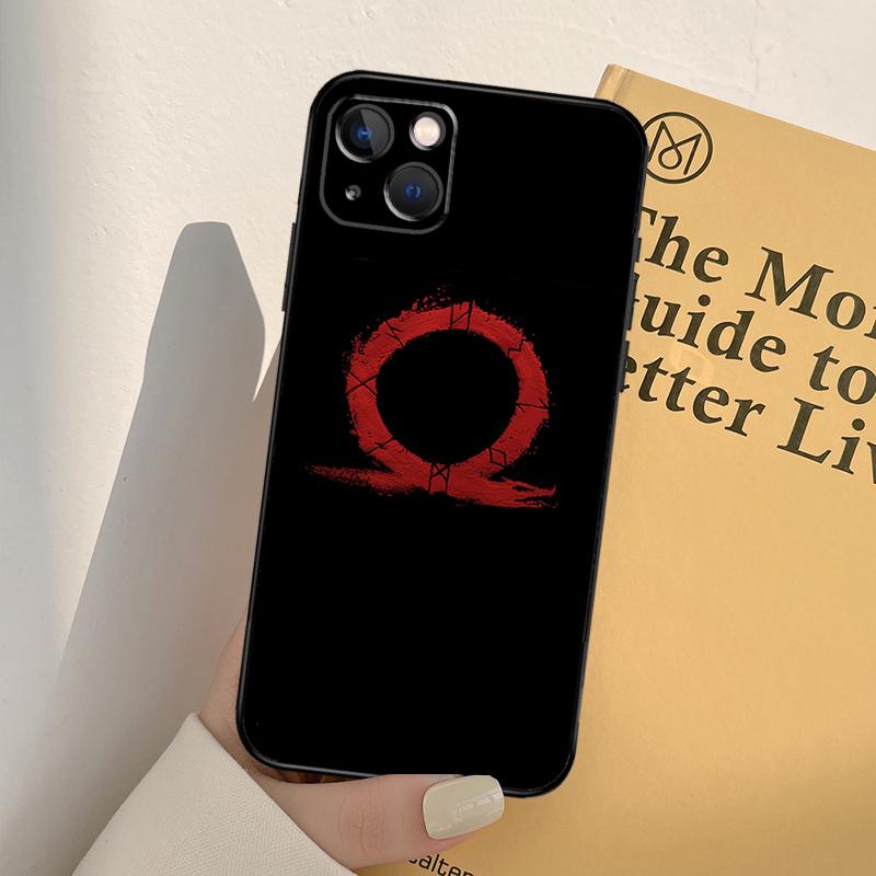 God of War Case For iPhone 16 15 14 Pro Max Plus 13 Pro Max 11 12 Mini Cover Coque