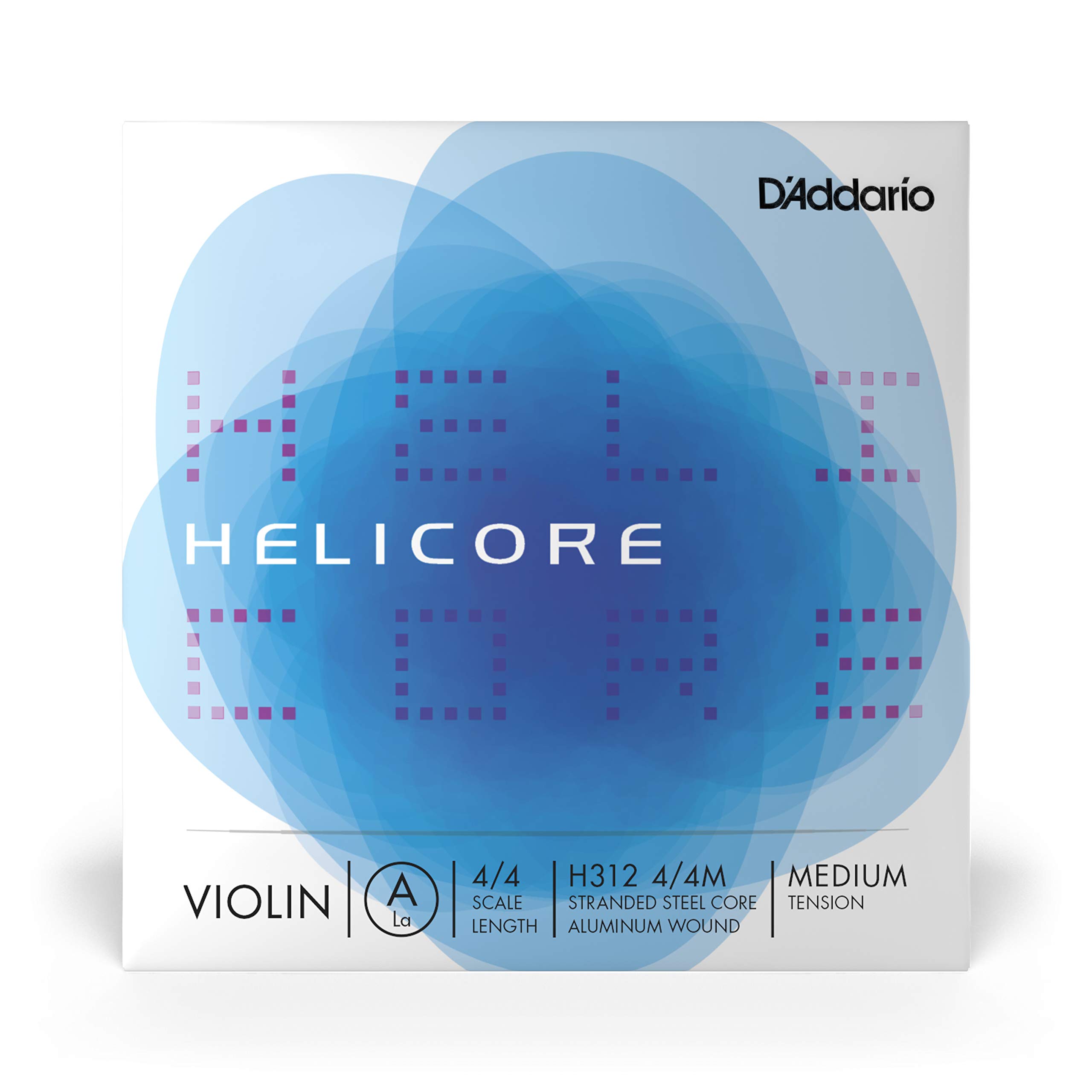

Helicore Violin String H312 Medium Tension D Addario A-string 4/4M