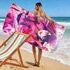Ai Hoshino 2D Flat Print Beach Towel, Large Soft Quick Dry Towel for Beach Camping Swimming.NSTJ0928363