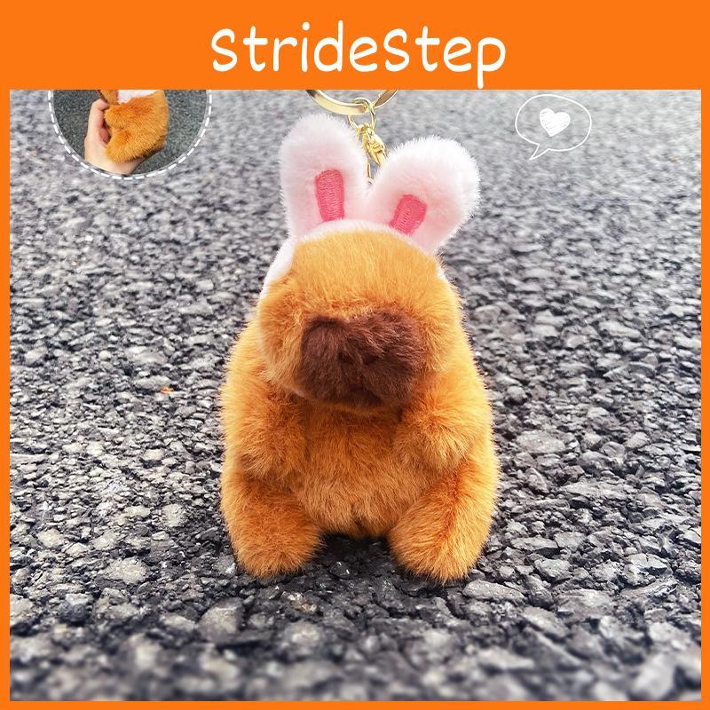 Animal Frog Headband Capybara Plush Keyring Pendant For Gift And Accessories