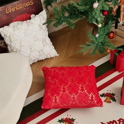 Holiday Themed Soft Polyester Pillow Case Soft Materials Festival Home Decoration for Winter Season