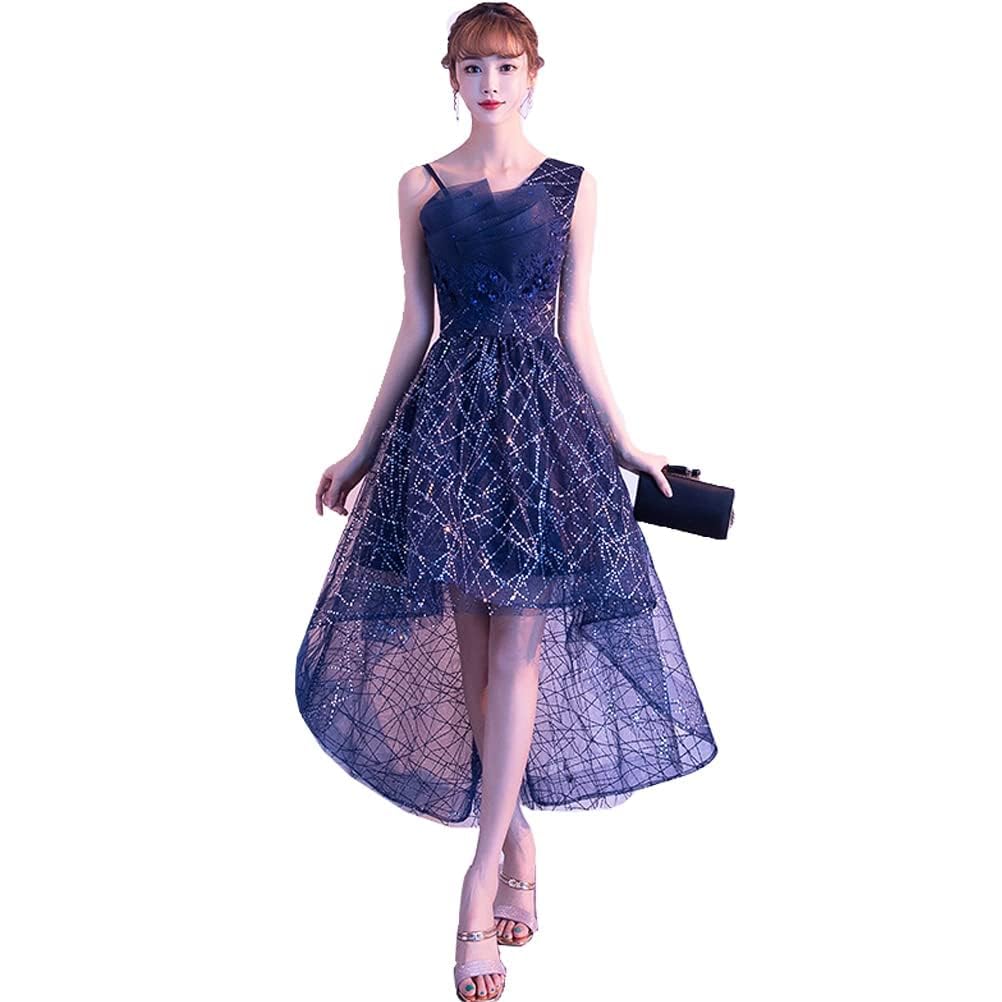 

JINZUOMA Evening Long or Princess Lace Tulle Starry Sky Party Size Women s Dress, Short, Dress, Dress, Dress, Design, High-Quality, Sweet, Slimming,