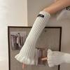 Winter Lengthen Wrist Gloves Adult Trumpet Edge Arm Warmer for Outdoor Cycling