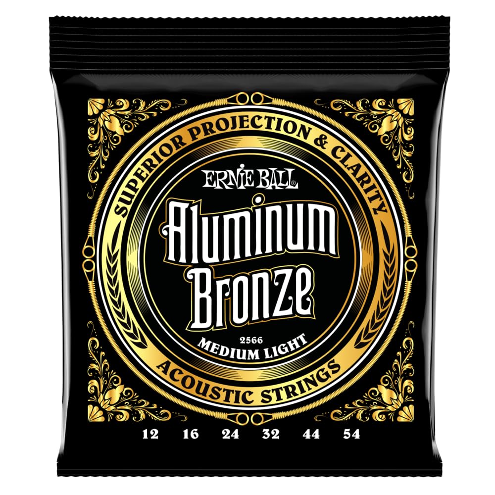 

Струны для акустической гитары ERNIE BALL 2566 EARTHWOOD ALUMINUM BRONZE MEDIUM LIGHT [Оригинальный продукт] (12-54)