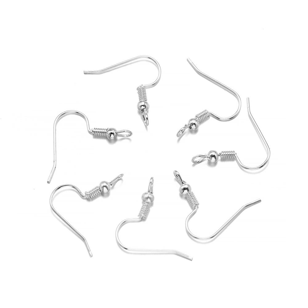 100 Stück 21*20mm Gold Antik Bronze Ohrhaken Ohrringverschlüsse Ohrringbügel Für Schmuckherstellung Zubehör Großhandel