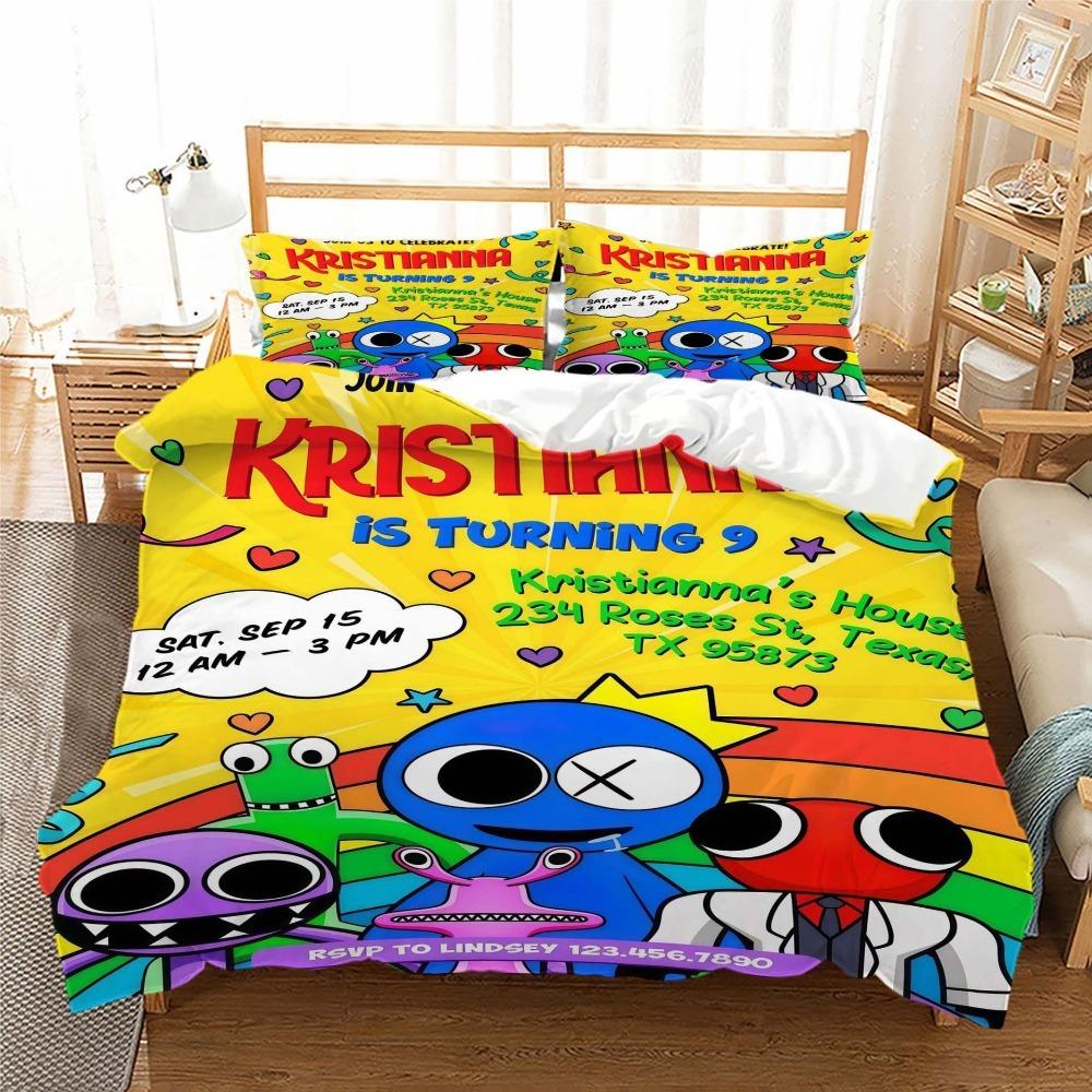 Rhythm Box Duvet Cover pillowcase Bedroom Decoration Children Gift adult Single Double bed Large SizeZip Duvet Cover