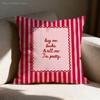 Pink Bookish Book Lover Pillowcases Bedroom Living Room Sofa Home Decor Polyester Cushion Cover with Zipper