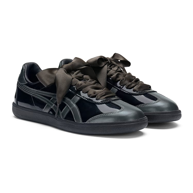 ONITSUKA TIGER Tokuten Textile, Leather Low Top Casual Shoes Unisex Black Gray 1183C531-001