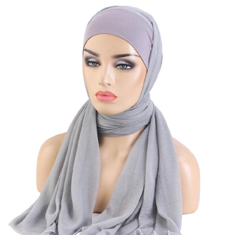 Head Wrap Headwear African Women Hijab Muslims Soft Breathable Turban