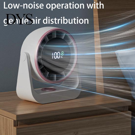 Desktop Airflow Fan for Kitchen Portable Fan, USB Rechargeable Personal Cooling with Adjustable Travel Airflow, Quiet Air Circulator Office Dormitory