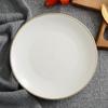 Ceramic Round Steak Plate Set - Customizable with Logo
