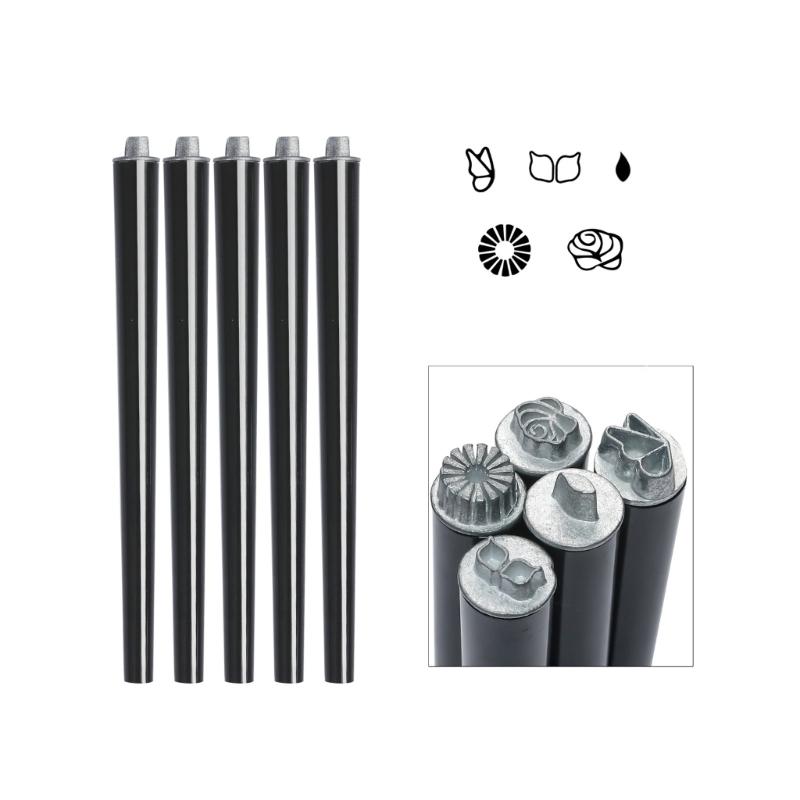 Nail Art Stamper Pen Set, Flower Nail Stamper Pen,Nail Art Pen Nail Stamping Plate Manicure Nail Art Tool for Home Salon