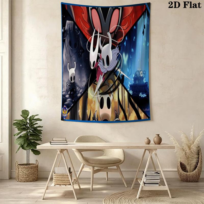 Hollow Knight Dark Fantasy Adventure Bedding 1 Duvet Cover 2 Pillowcase Without Core Christmas Birthday Gift Bedding Set