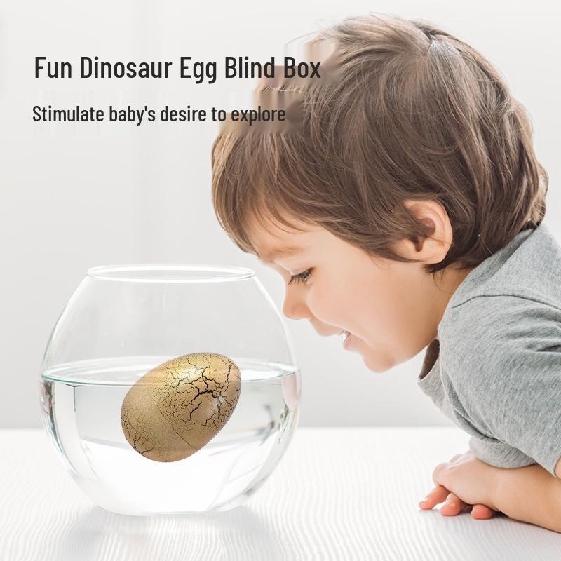 Golden Dinosaur Egg Expanding Toy - Soakable Hatching Gift for Boys & Girls