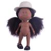 Curly Hair Mia Potato Dolls Dress Up Action Figure Body 24cm Bean Eye Vinyl Doll  Children Gift