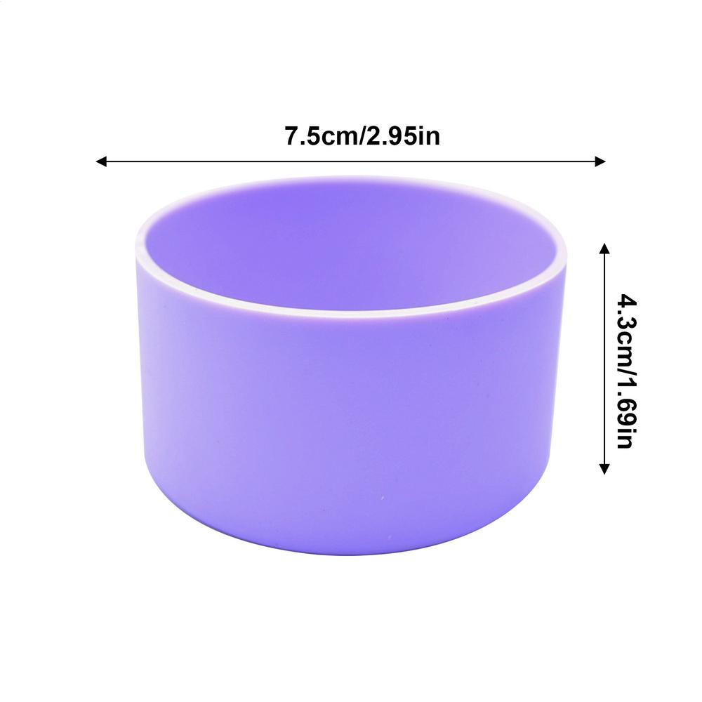 Water Bottle Silicone Boot Cover Silicone Water Bottle Boot Anti-Slip Bottom Cover Bottle Tumbler Boot Water Bottle Accessories