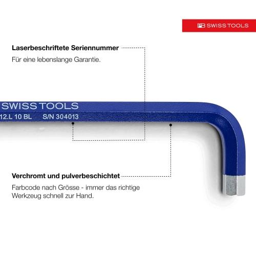 PB Rainbow Ball Wrench Set 212H-10RBCN