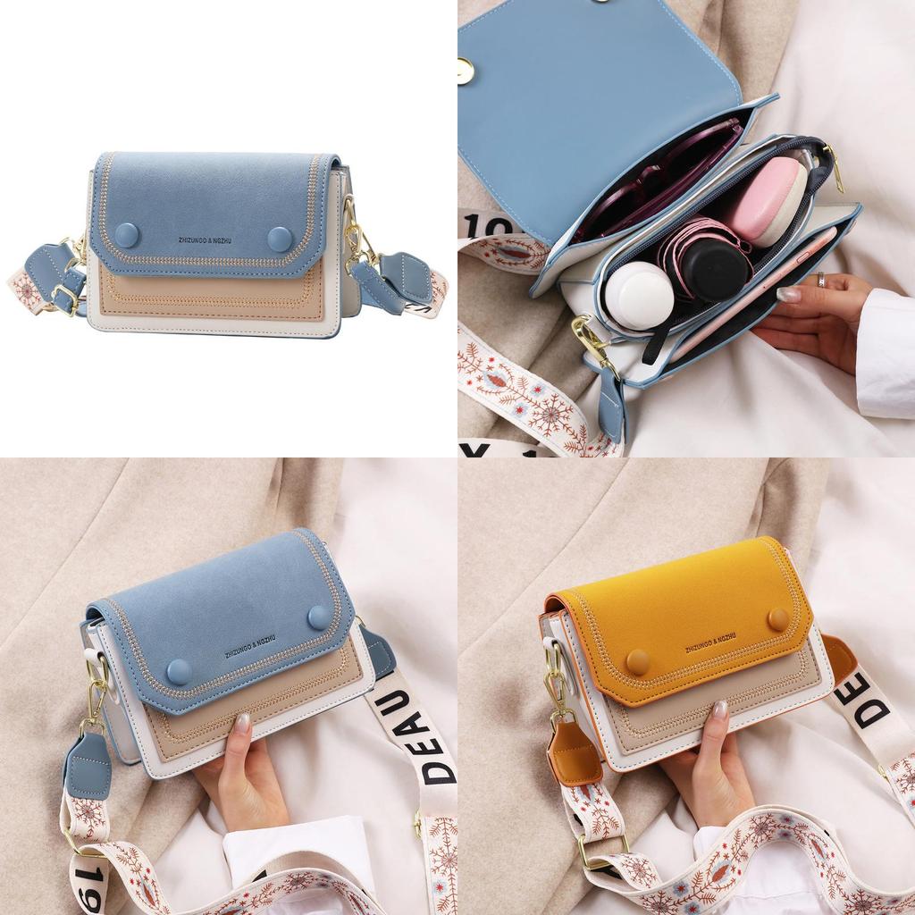 Small Square Pu Shoulder Bag In Multiple Colors For Everyday Use