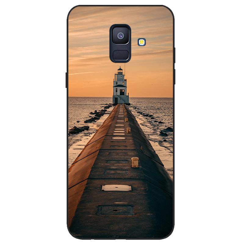 For Samsung Galaxy A6 2018 Silicone Case SIM SM A600 A600F Phone Case Tpu Case Coque Samsung Galaxy A62018 black