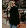 Autumn Winter Woman Fashion Warm Sweater Coat Hooded Loose Pocket Plush Hoodies Womens Fleece Flannel Faux Lamb Wool Pullover