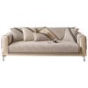 Fixed Anti Slip Sofa Cushion Anti Cat Scratch Chenille Sofa Cover Cloth Four Season Universal Thickened Decorative Backrest Armrest Towel L Cushion