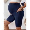 Y 50922 Maternity Belly Support Shorts - Comfortable Pregnancy Wear